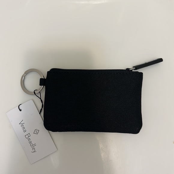 Vera Bradley - Zip ID Case / Black and floral print - Picture 2 of 9